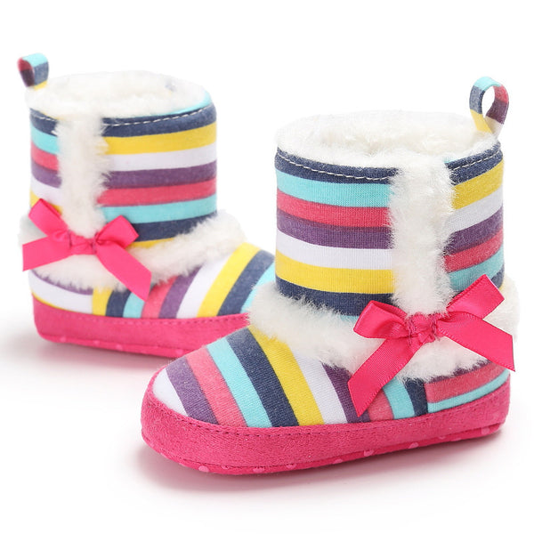 Rainbow bar baby boots