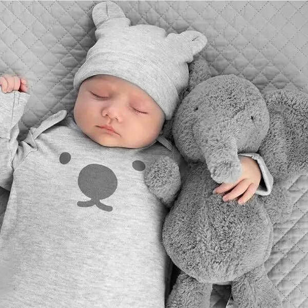 Baby Elephant Sleeping Doll - MomChecklist