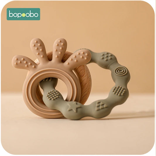 Bopoobo 1Pc Baby Silicone Teether