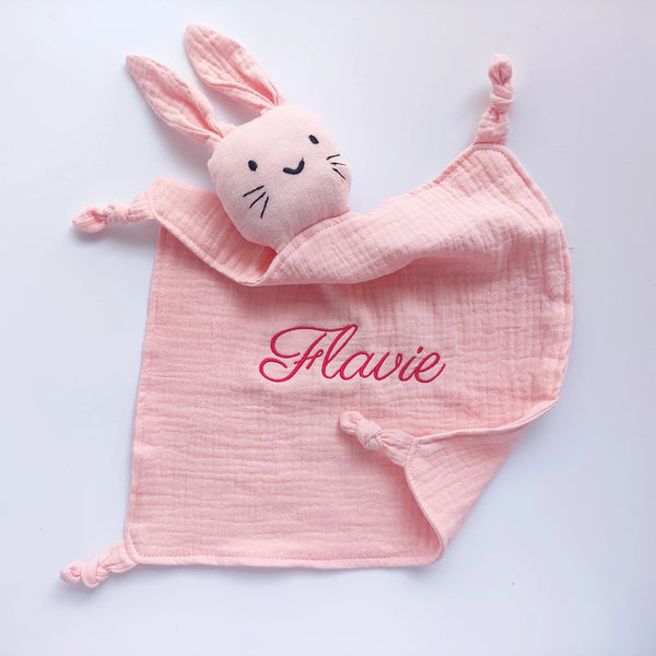 Personalized Sleeping Baby Comforter Security Blanket Gift