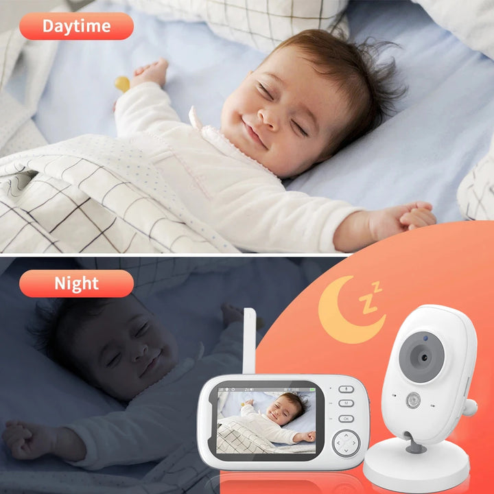 Wireless  Baby Monitor Night Vision - 2 Way Audio Talk Baby Security Camera - MomChecklist