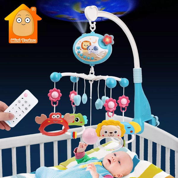 Baby Crib Rotating Musical Projector with  Night Light