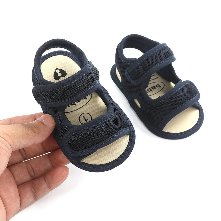 Navy Blue Toddler Summer Breeze Cloth Sandals - MomChecklist