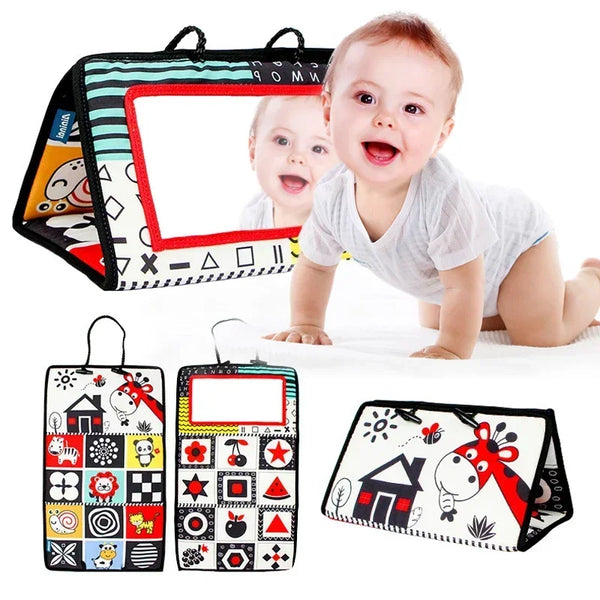 Black and White Newborn Mirror Toys Baby