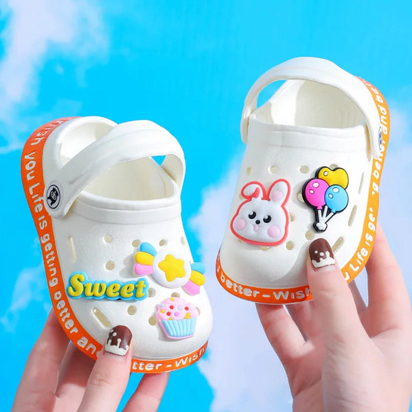 Toddler Beach Sandal - white | momchecklist.com