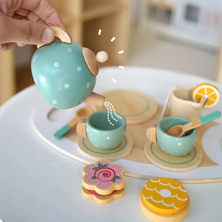 Wooden Afternoon Tea Set Toy - Momchecklist