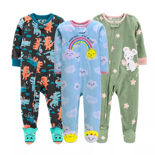 Fall Winter Warm  Baby Romper Pajamas