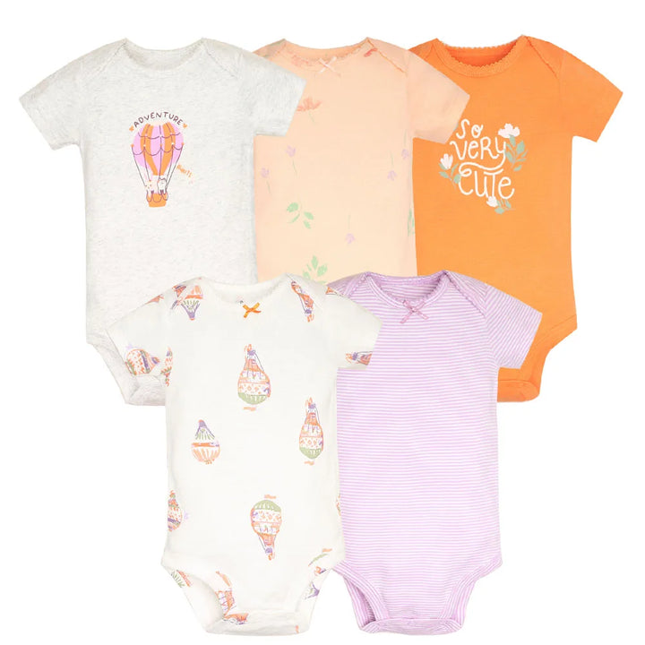 5pcs/lot Baby Cotton Bodysuit Boy Girl Fashion - MomChecklist