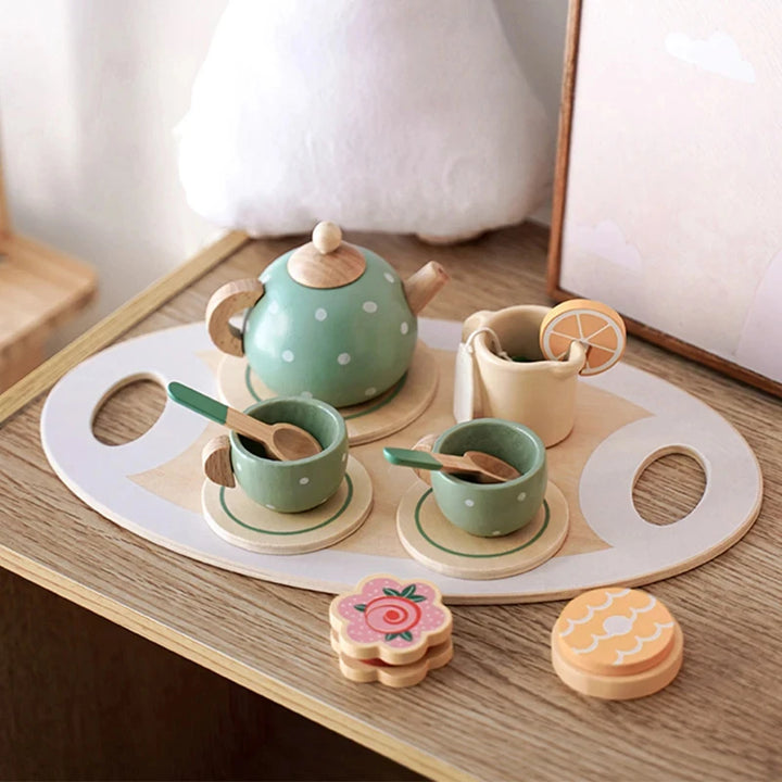 Wooden Afternoon Tea Set Toy - Momchecklist