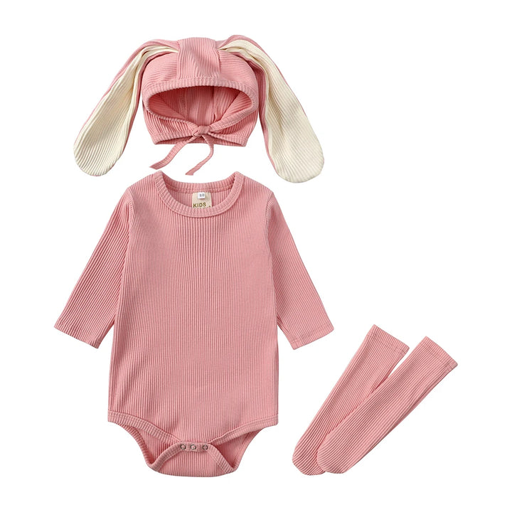 pink Baby Rabbit Easter Romper - MomChecklist.com