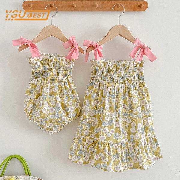 Summer Sweet Baby Girls Printing Dress