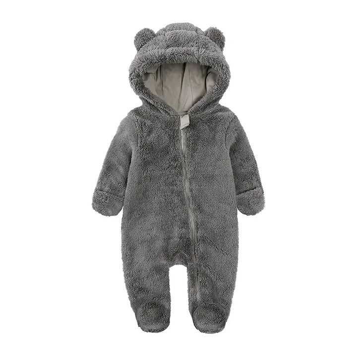 Boy Bear Jumpsuit Long Sleeve Kids Bodysuit - MomChecklist