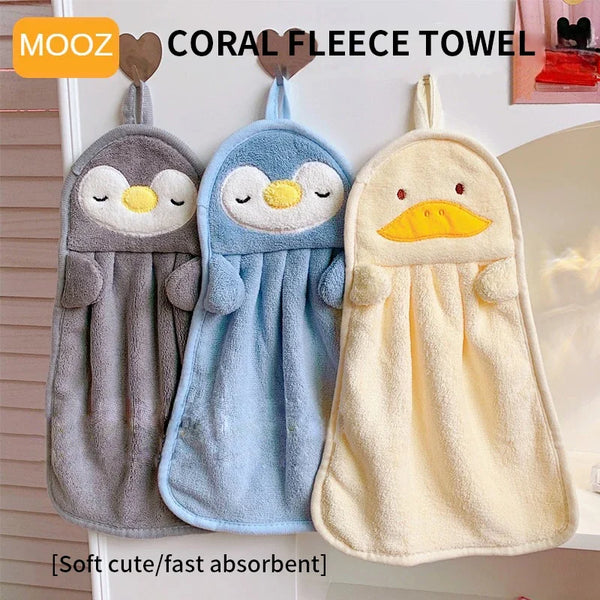 MOOZ Baby Hand Towel 1Pcs New Born Baby Items  Baby Bath Towels Things for Babies Cotton Towels for Hanging Bath & Shower Items