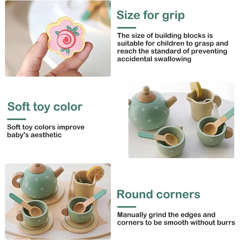 Wooden Afternoon Tea Set Toy