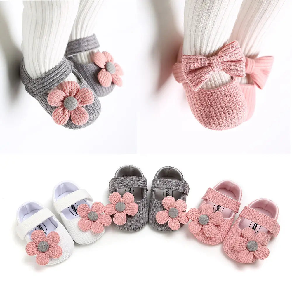 0-18M Baby Girls Cotton Shoes