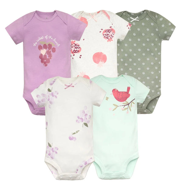 5pcs/lot Baby Cotton Bodysuit Boy Girl Fashion - MomChecklist