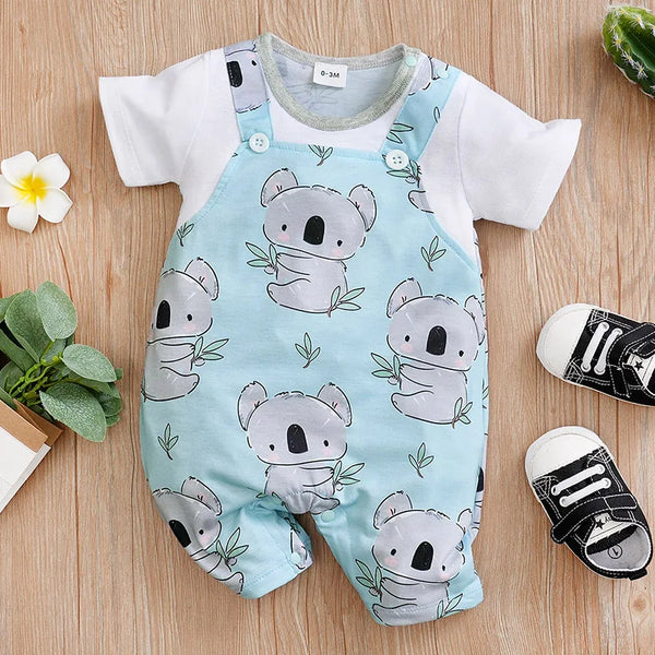 Baby koala print Summer Jumpsuit - MomChecklist