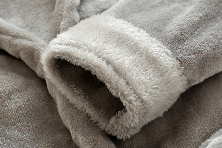 SnuggleMates Flannel Bathrobe - MomChecklist