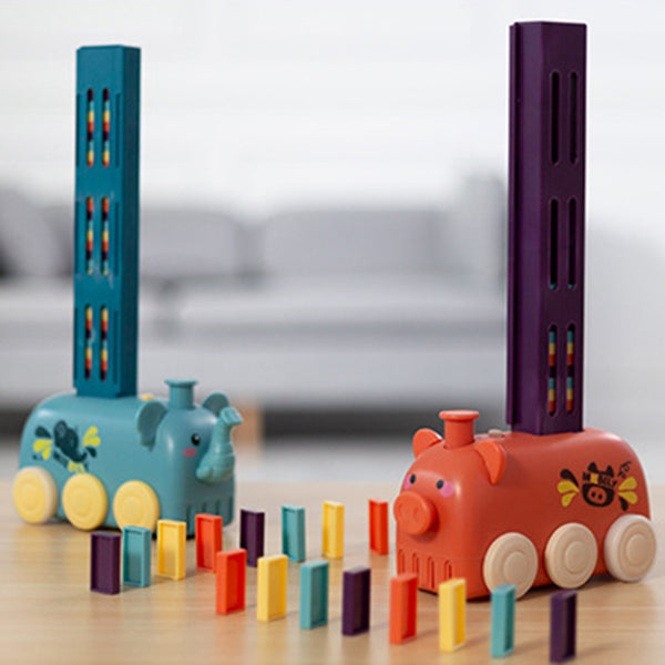 Domino Train Toy - Animal shaped